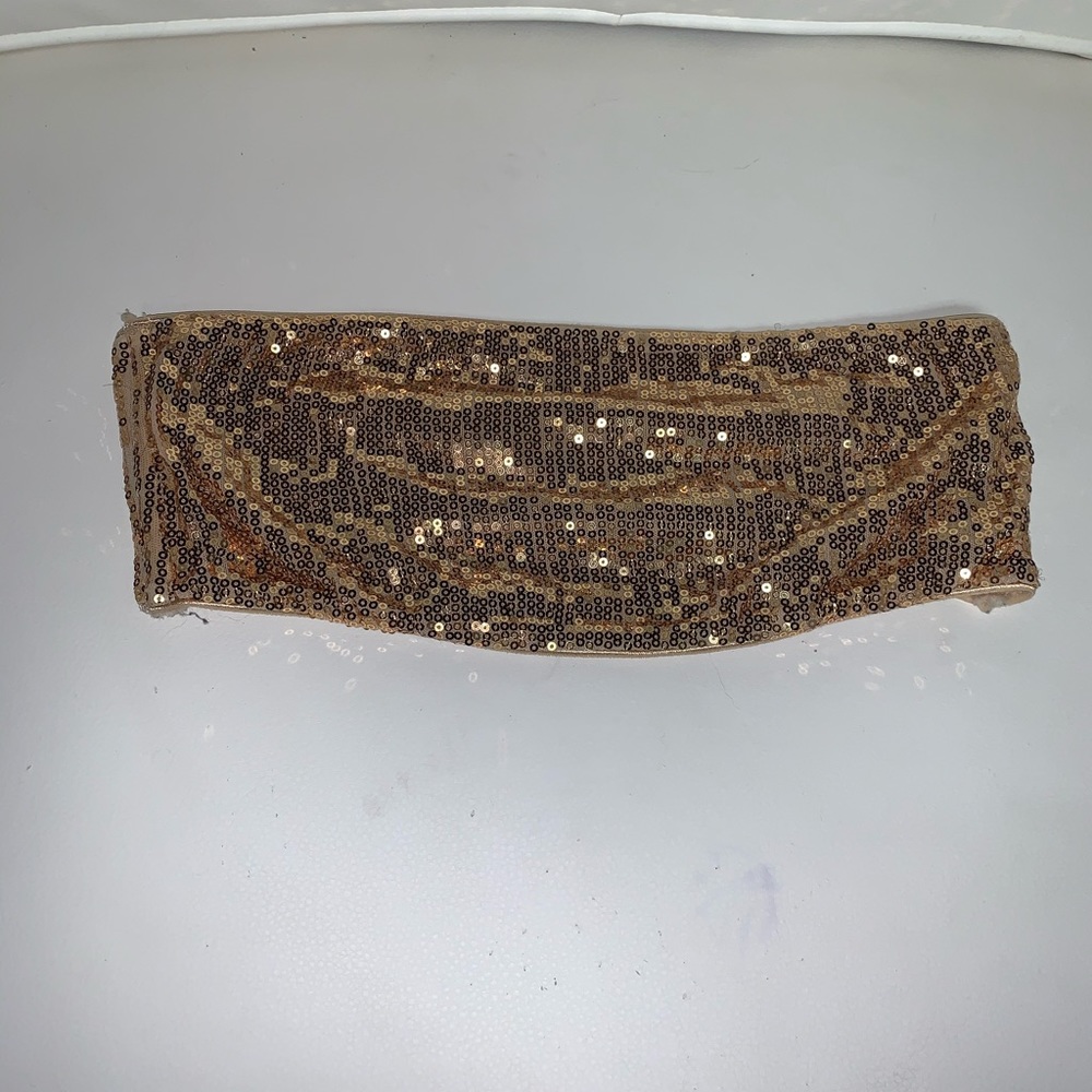 Express gold sparkle bandeau